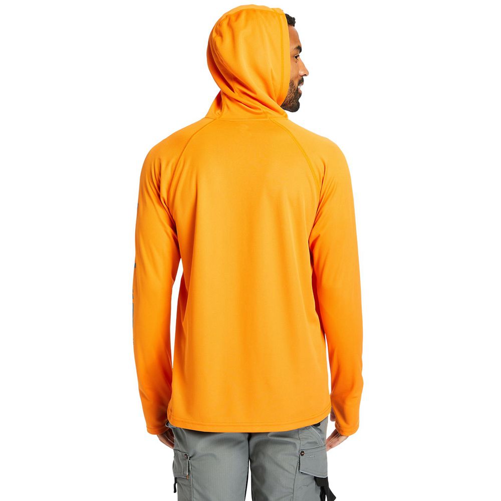 Sudadera Timberland Argentina Hombre - Pro® Wicking Good Hoodie - Naranjas - JRLGDW-743